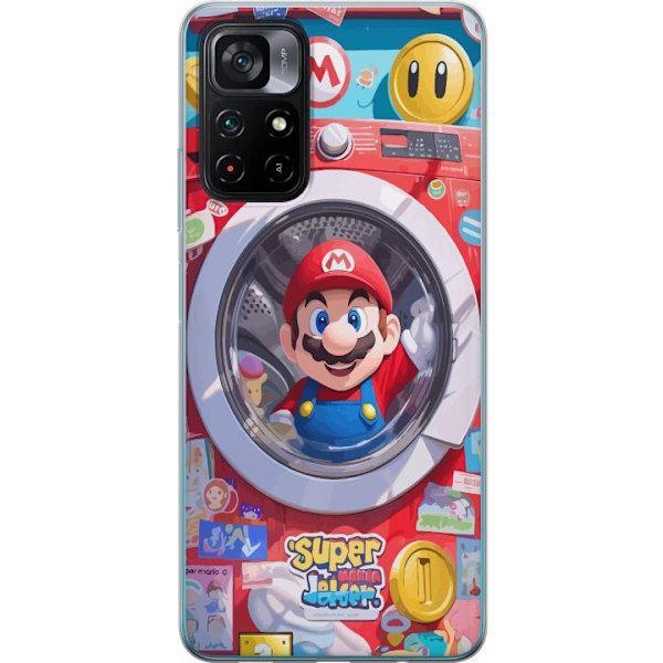 Xiaomi Poco M4 Pro 5G Genomskinligt Skal Mario