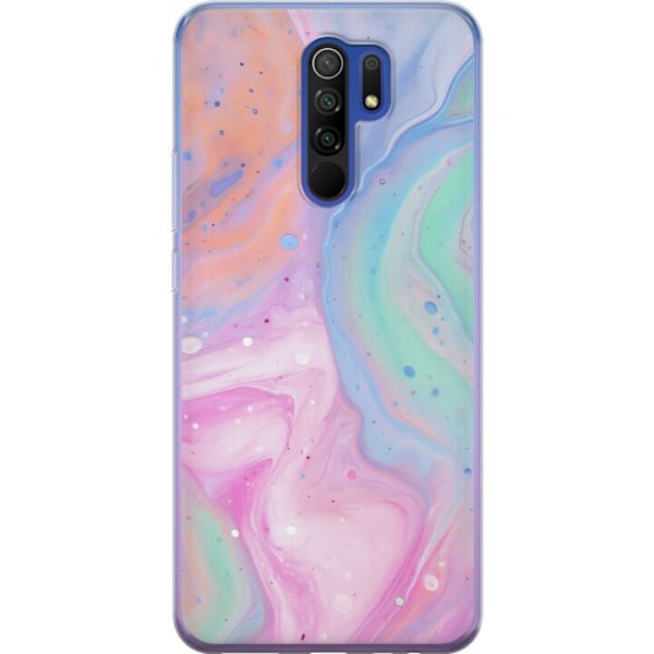 Xiaomi Redmi 9 Läpinäkyvä kuori Pastellimarmori