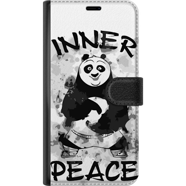 Apple iPhone 16e Lompakkokotelo Kung Fu Panda