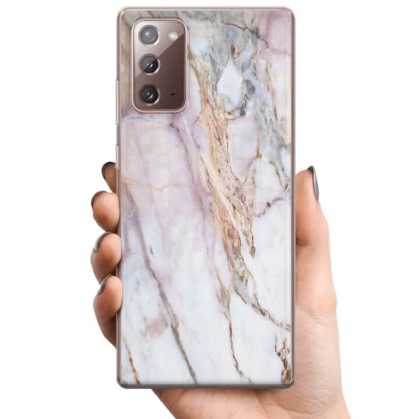 Samsung Galaxy Note20 TPU Mobildeksel marmor