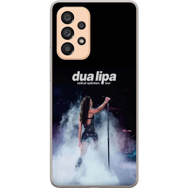 Samsung Galaxy A53 5G Gjennomsiktig deksel Dua Lipa – Signature Looks & Vibes