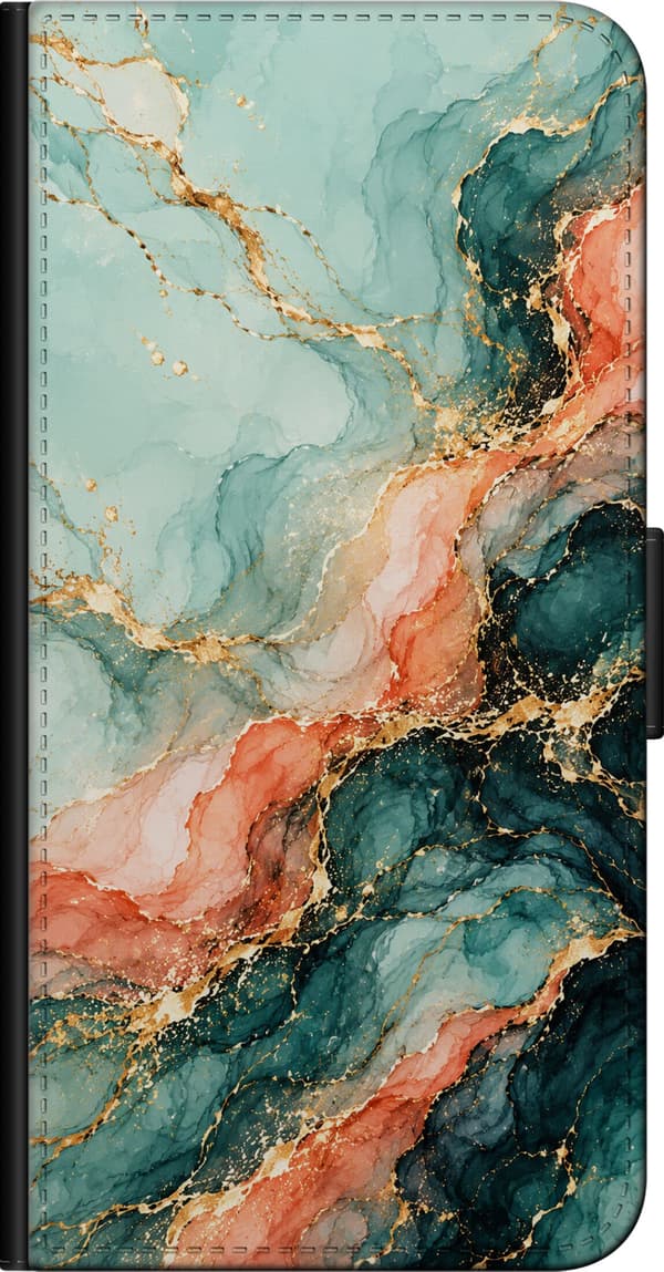Kompatibelt Plånboksfodral till Xiaomi Redmi Note 9 Pro Turkosagat turkos