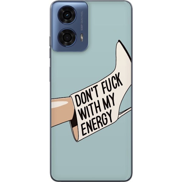 Motorola Moto G24 Läpinäkyvä kuori Energia Kantapää