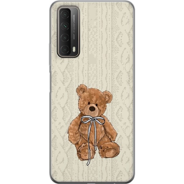 Huawei P smart 2021 Genomskinligt Skal Liten Nalle – klassisk nalle i enkel design