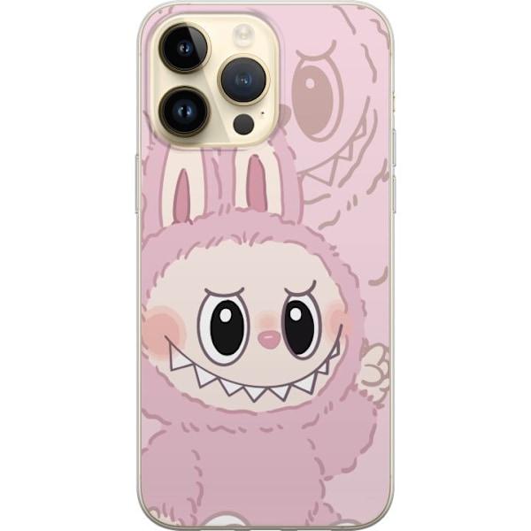 Apple iPhone 14 Pro Max Läpinäkyvä kuori Labubu Floral Frea