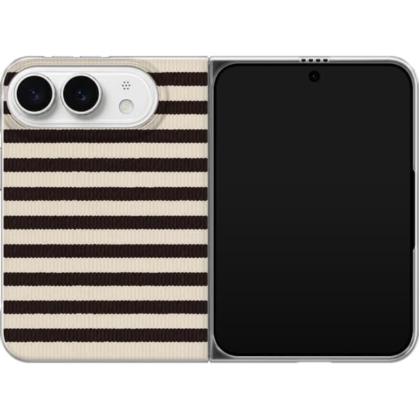 Kompatibel Mobilcover til Apple iPhone Duo Brune chokoladestriber brun