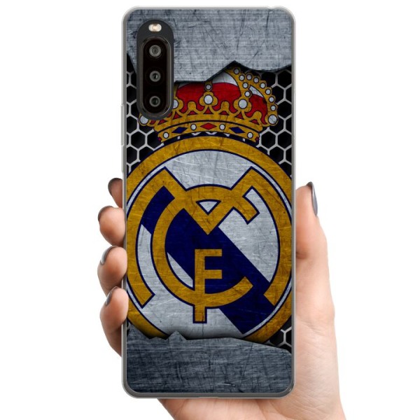 Sony Xperia 10 II TPU Mobildeksel Real Madrid CF