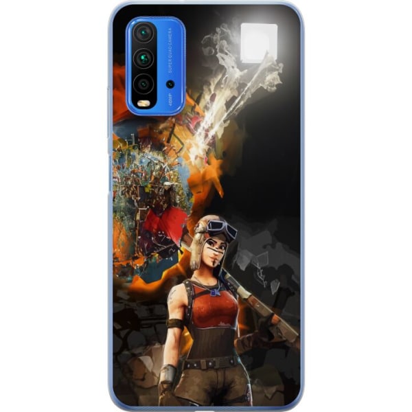 Xiaomi Redmi 9T Läpinäkyvä kuori Renegade Raider