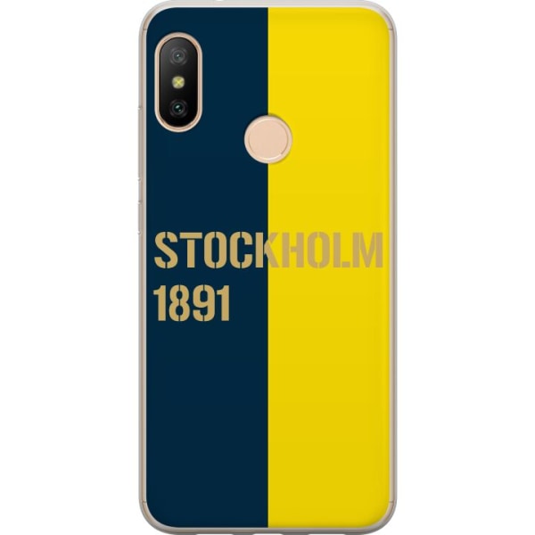 Xiaomi Redmi 6 Pro Gennemsigtig cover Stockholm 1891