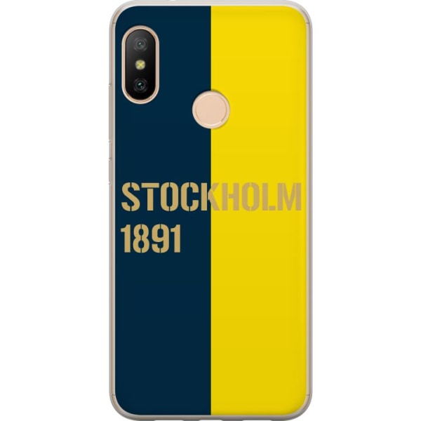 Xiaomi Redmi 6 Pro Genomskinligt Skal Stockholm 1891