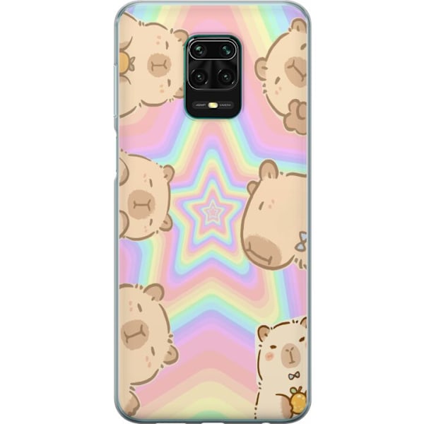 Xiaomi Redmi Note 9 Pro Läpinäkyvä kuori Kawaii Capybara Ga