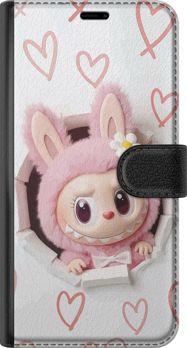 Kompatibel Tegnebogsetui til Apple iPhone 11 Vinylmonsterfigur, kawaii-udgave, samledukke