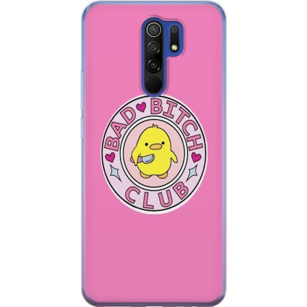 Xiaomi Redmi 9 Läpinäkyvä kuori BAD BITCH CLUB