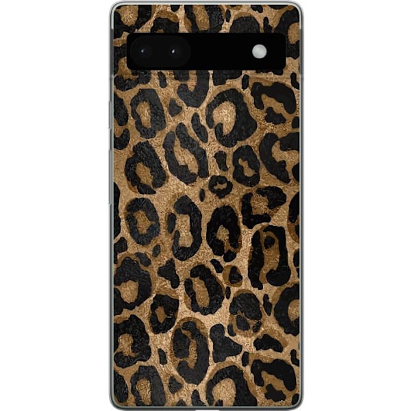 Google Pixel 6a Genomskinligt Skal Leopard Luxe