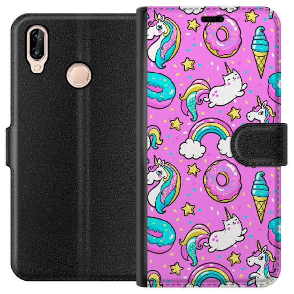 Huawei P20 lite Lompakkokotelo Unikotit