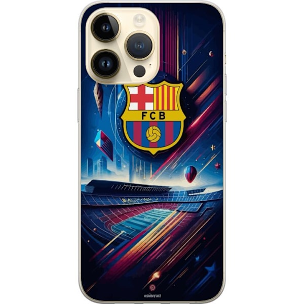 Apple iPhone 14 Pro Max Gennemsigtig cover FC Barcelona