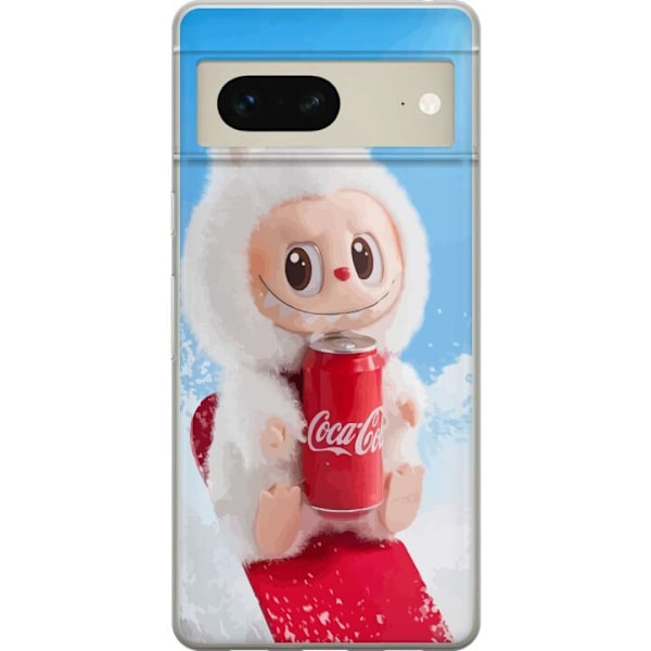 Google Pixel 7 Läpinäkyvä kuori Labubu Summer Edition