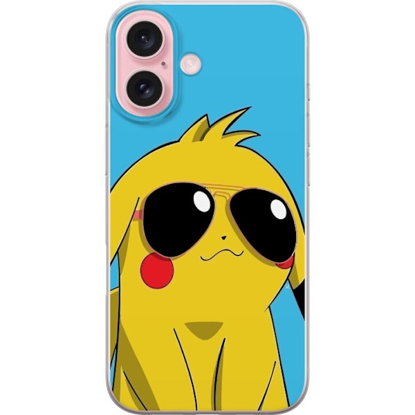 Apple iPhone 16 Läpinäkyvä kuori Pokemon