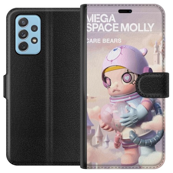 Samsung Galaxy A72 5G Tegnebogsetui Mega Space Molly Care Bears Series - Share Bear Edition