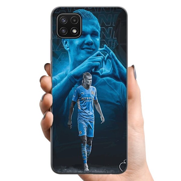 Samsung Galaxy A22 5G TPU Mobilskal Erling Haaland