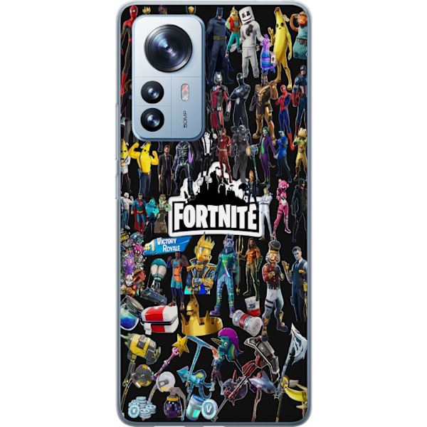 Xiaomi 12 Pro Gennemsigtig cover Fortnite