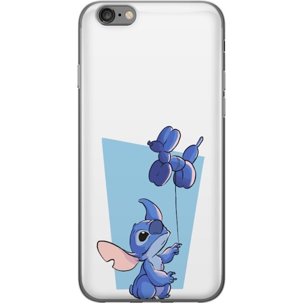 Apple iPhone 6 Gennemsigtig cover Stitch ballon hund