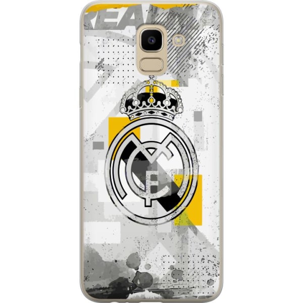 Samsung Galaxy J6 Gennemsigtig cover Real Madrid