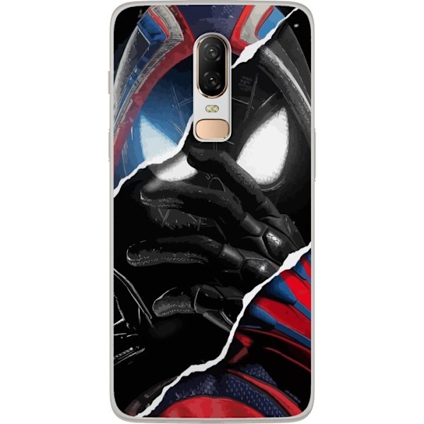 OnePlus 6 Gjennomsiktig deksel Spider Man