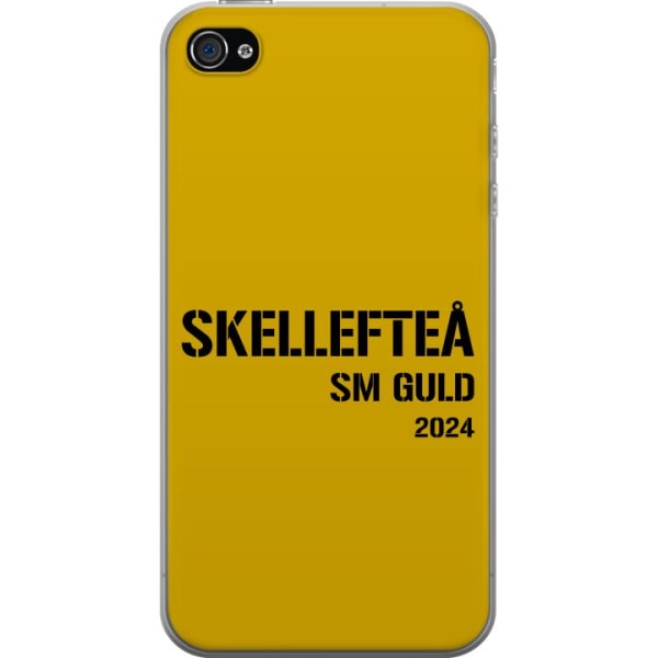 Apple iPhone 4s Gjennomsiktig deksel Skellefteå SM GULL