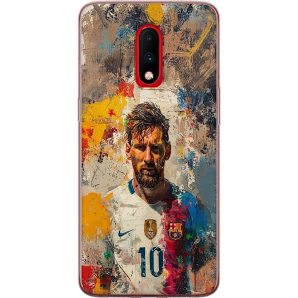 OnePlus 7 Gennemsigtig cover Messi Art