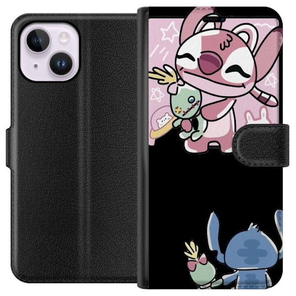 Apple iPhone 14 Plus Tegnebogsetui Stitch venner