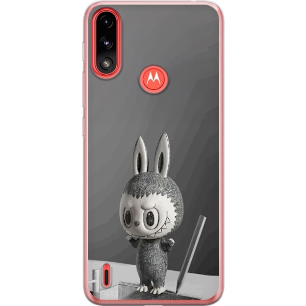 Motorola Moto E7 Power Gjennomsiktig deksel Pop Mart MEGA LABU