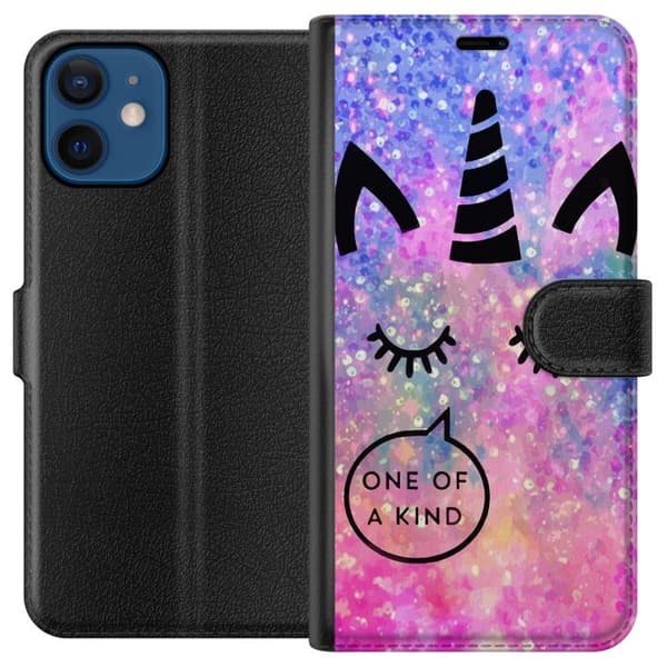 Kompatibelt Plånboksfodral till Apple iPhone 12 Unicorn