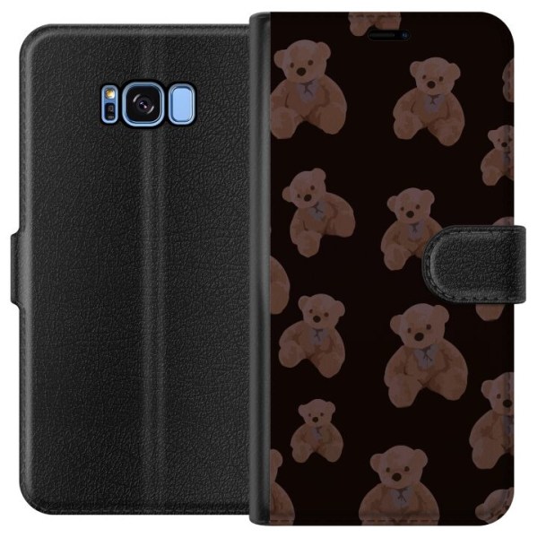 Samsung Galaxy S8 Plånboksfodral En björn flera björnar