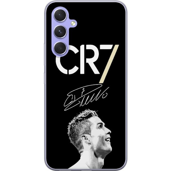 Samsung Galaxy A54 Gennemsigtig cover CR7 Ronaldo