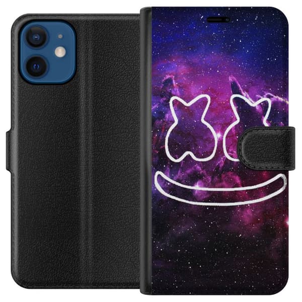 Kompatibel Tegnebogsetui til Apple iPhone 12 mini Fortnite Marshmello
