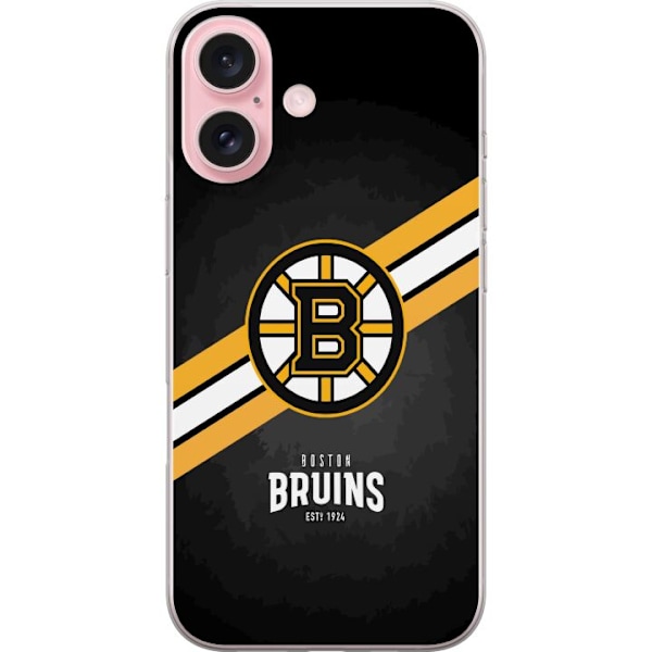 Apple iPhone 16 Gjennomsiktig deksel Boston Bruins (NHL)