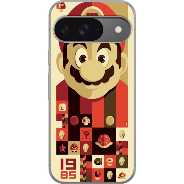 Google Pixel 9 Pro Gennemsigtig cover Super Mario