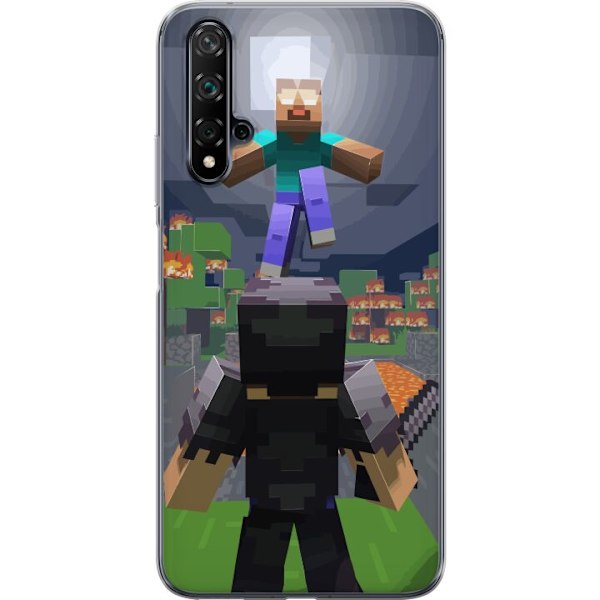 Huawei nova 5T Gennemsigtig cover Minecraft