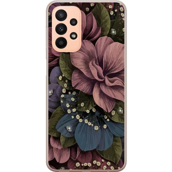 Kompatibelt Mobildeksel til Samsung Galaxy A23 Blomster