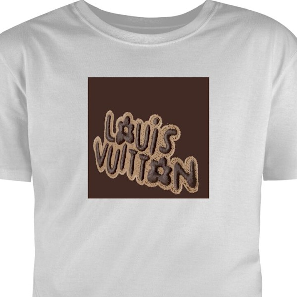 T-shirt til Voksen | Klassisk Voksen T-shirt LV grå L