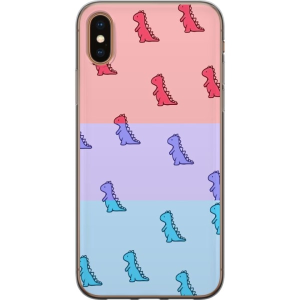 Apple iPhone XS Max Cover / Mobilcover - Dino