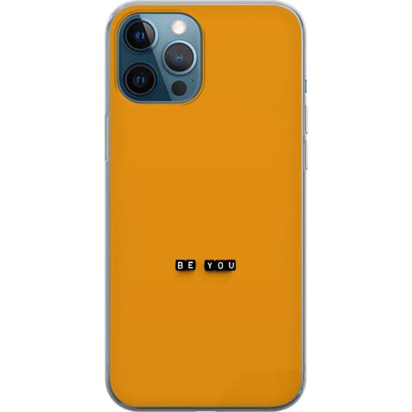 Kompatibelt Mobilskal till Apple iPhone 12 Pro Be You text orange