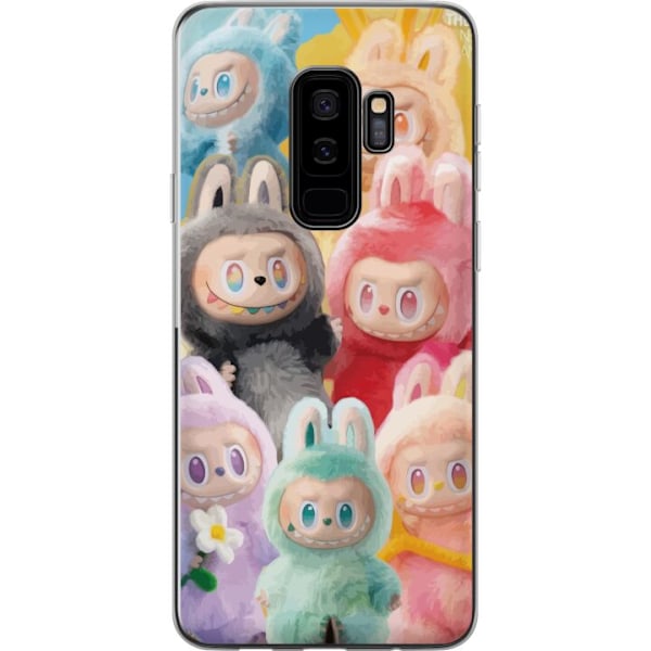 Samsung Galaxy S9+ Genomskinligt Skal Labubu Sketch Style – Handritat monster i tusch