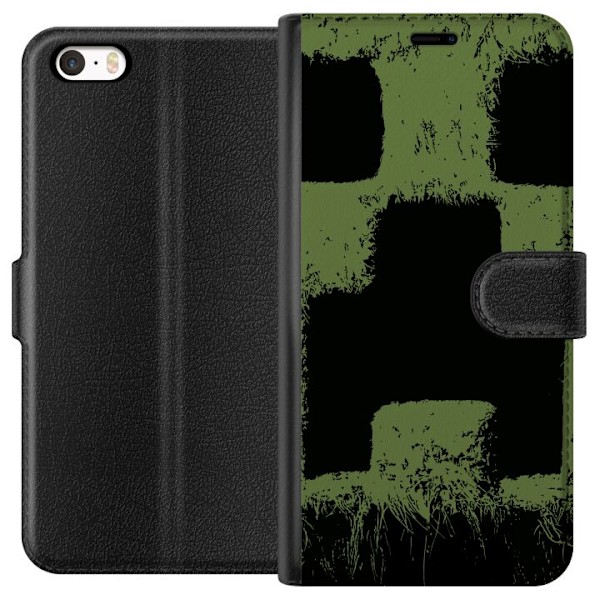 Apple iPhone 5 Tegnebogsetui A Minecraft Movie