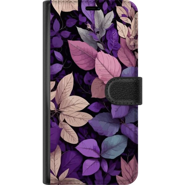 Kompatibelt Lommeboketui til Samsung Galaxy S20+ Lilla Blader
