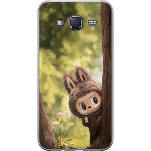 Samsung Galaxy J5 Läpinäkyvä kuori Labubu Graffiti Vibes