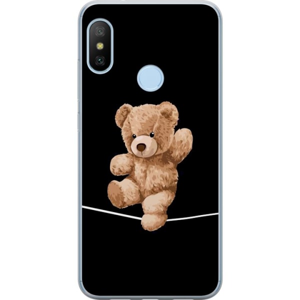 Xiaomi Mi A2 Lite Gennemsigtig cover Bjørn