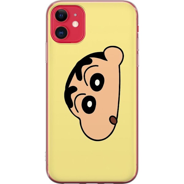 Apple iPhone 11 Läpinäkyvä kuori Peeking Shinchan