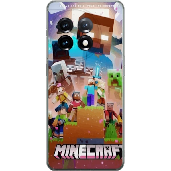 OnePlus 11 Läpinäkyvä kuori Minecraft